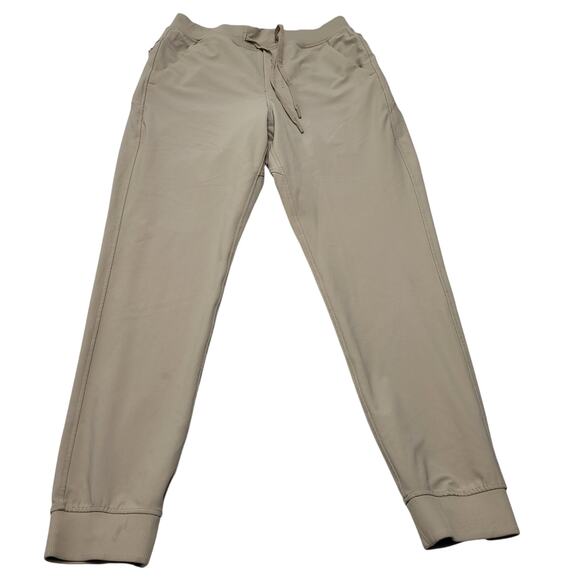 Birddogs tan Khaki joggers lined stretch pants - Picture 1 of 4